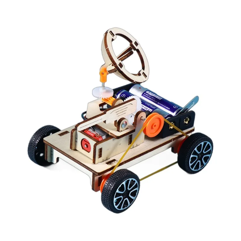 Landradar Auto Grund- und Sekundarschüler Wissenschaft und Technologie Kleine Produktion Montage Lehrmittel DIY kreativ