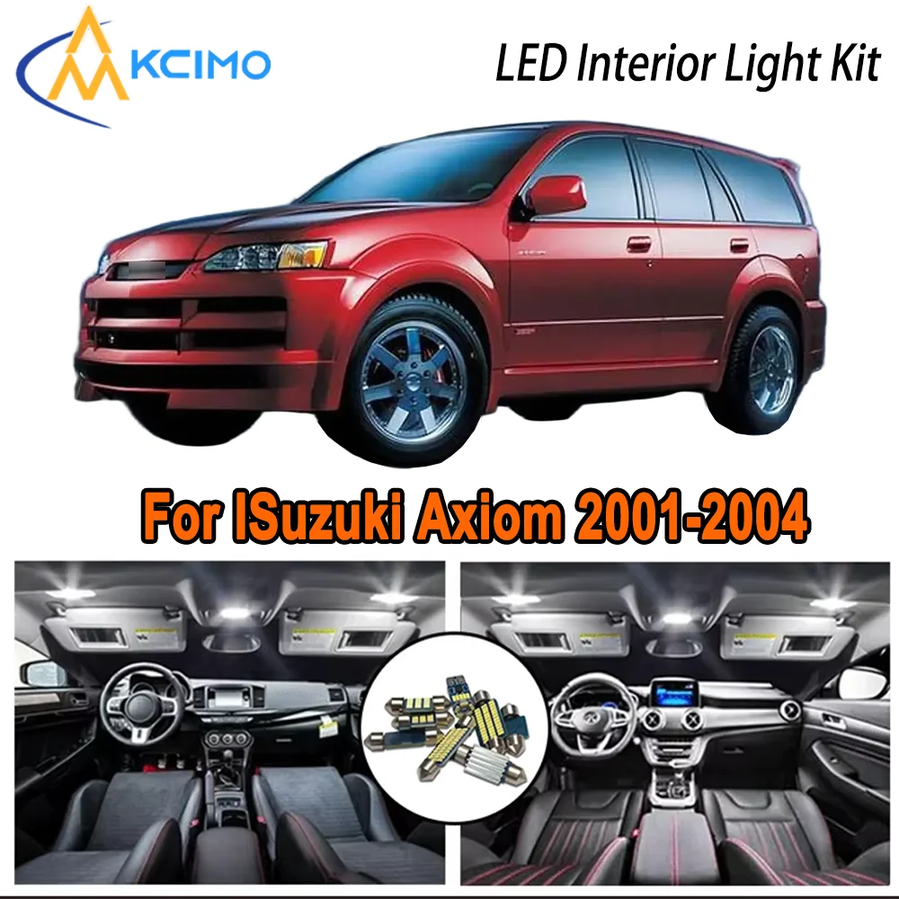 

Для ISuzuki Axiom 2001-2004 2002 2003 светодиодный внутренний купол карта багажника комплект автомобильных светодиодных ламп Canbus без ошибок