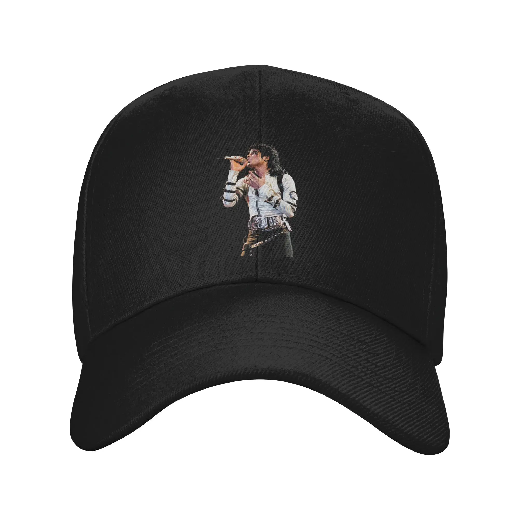 Michael Jackson Baseball Cap Singing Live Bad World Tour  Design Print Hip Hop Hats Summer Men Adult Outdoor Sport Snapback Cap