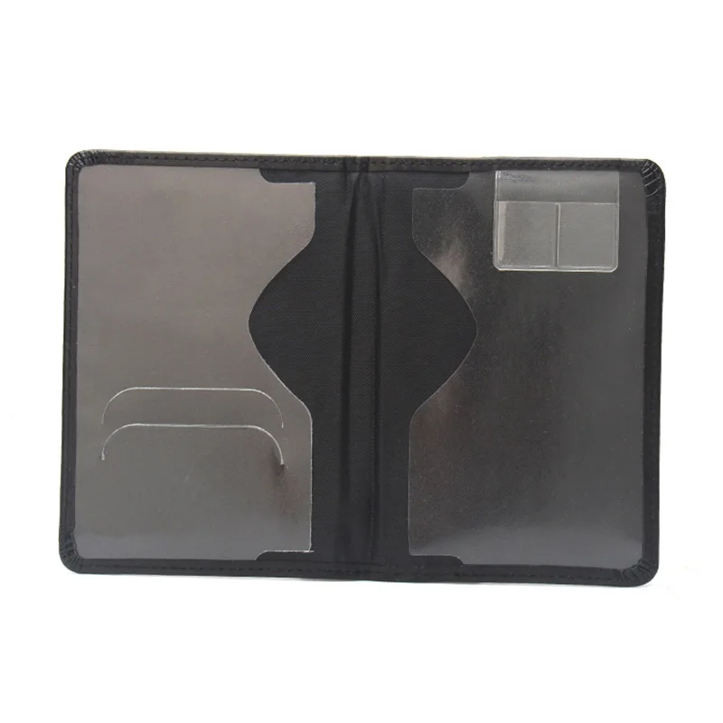 محفظة سفر من البولي يوريثان لحامل جواز السفر من أوزبكستان مع فتحات بطاقة SIM لواقي جواز السفر الأنيق