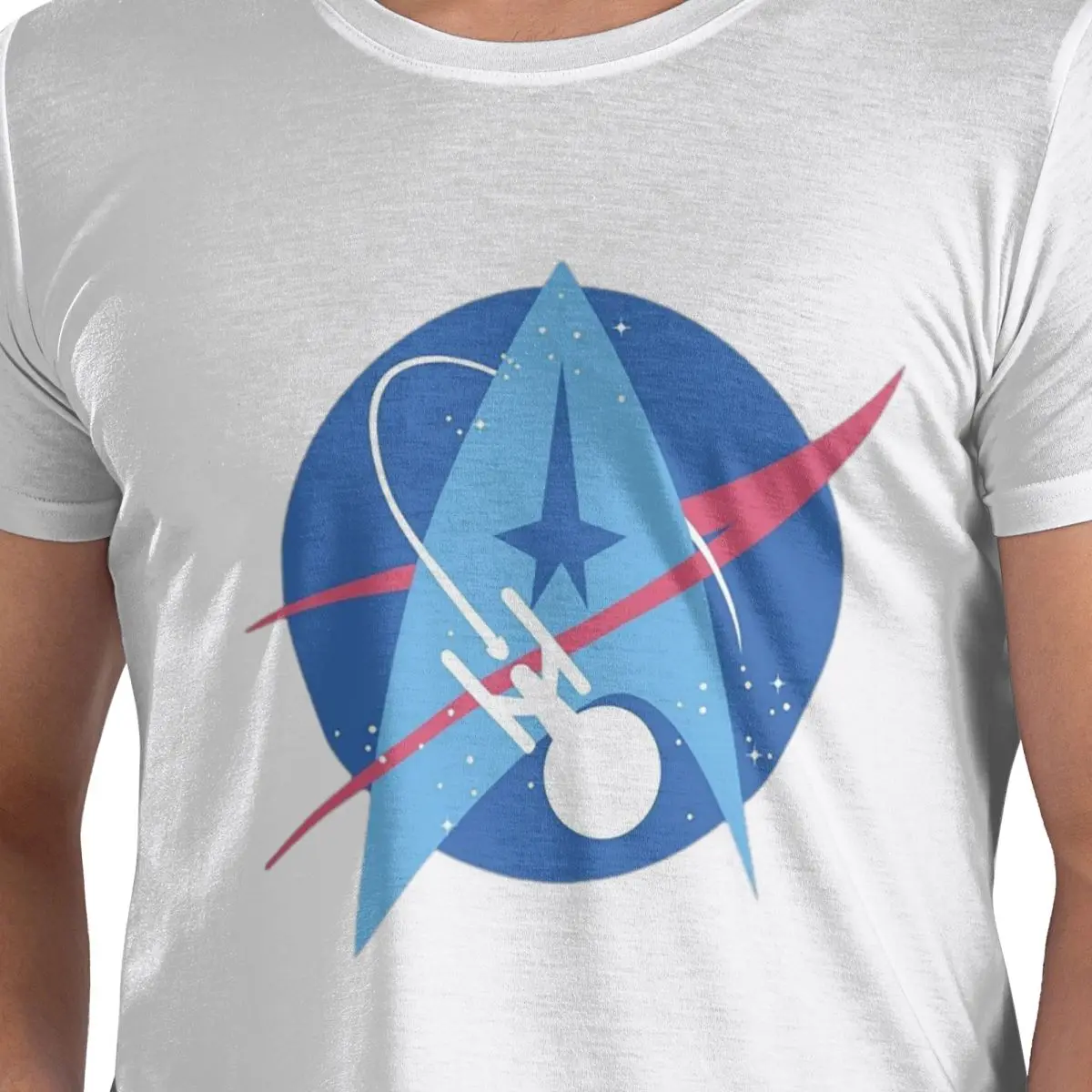 

Футболка Star Treks Science Fiction из 100% хлопка, мужские модные футболки, мужские футболки с круглым вырезом и коротким рукавом, S-6XL