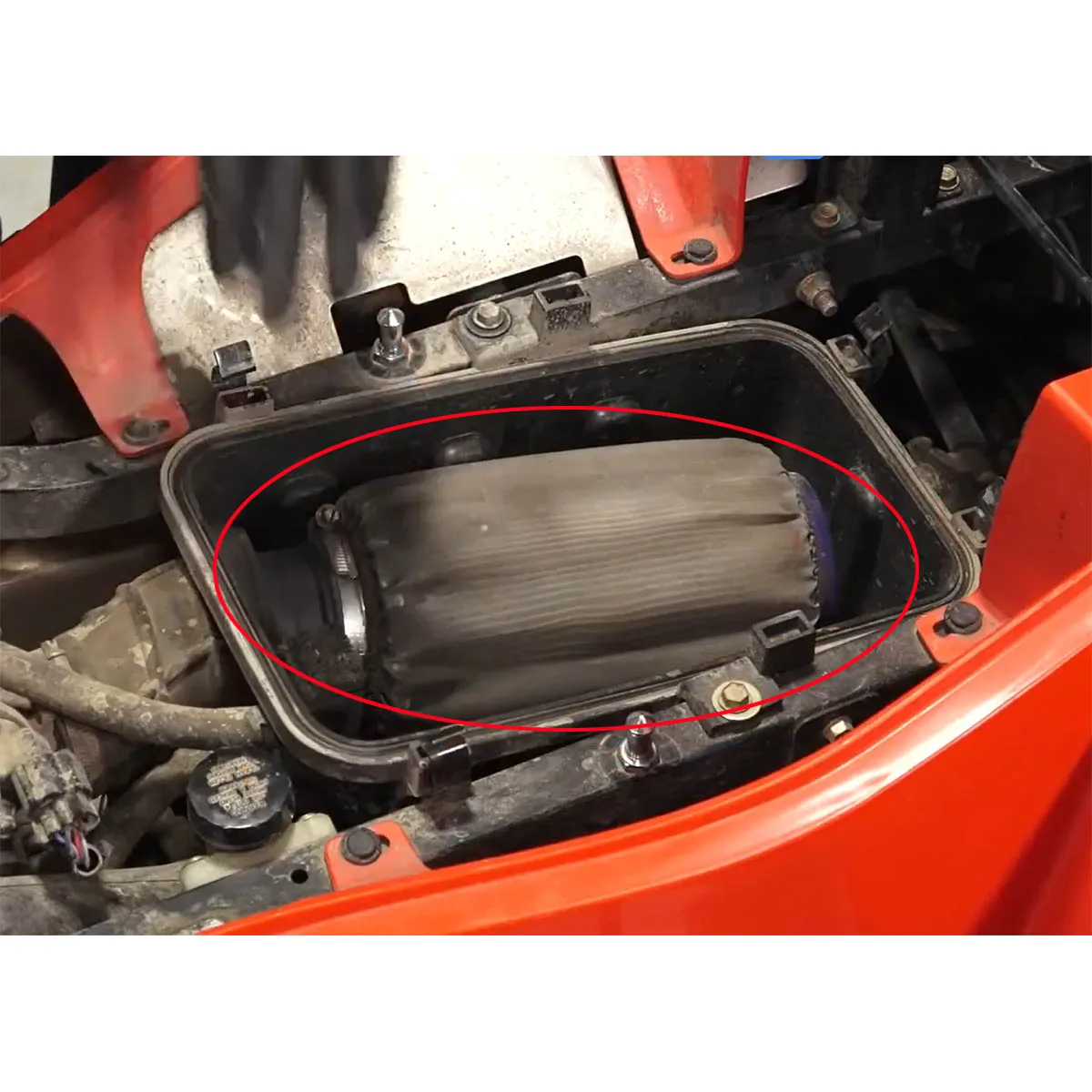 Filtr powietrza OEM do LINHAI 260 300 400 LH260 FA D300 H300 G300 części do quadów BUYANG FEISHEN — zdjęcie 5