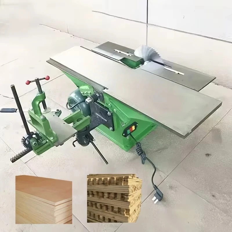 Multifunctional woodworking planer with CE certified woodworking planer thickened woodworking equipment 3-in-1 sliding table saw