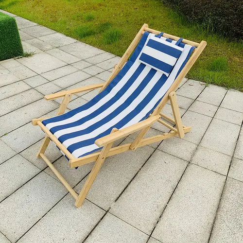 

Handrail Wood Beach Chairs Recliner Balcony Home Folding Beach Chairs Portable Fishing Silla Plegable Outdoor Furniture