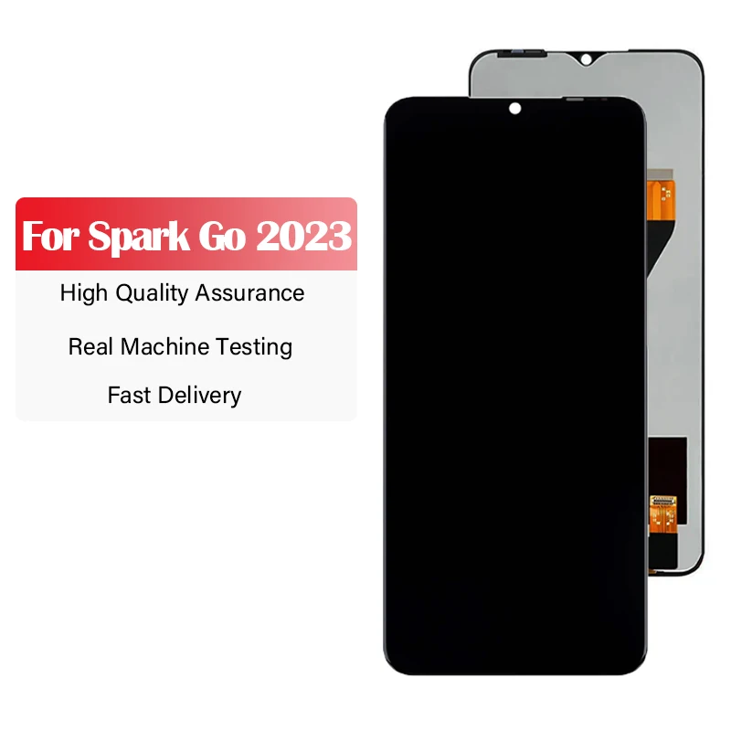 

Экран 6,60 дюйма для Tecno Spark Go 2023 ЖК-дисплей KI5k KI5m кодирующий преобразователь сенсорного экрана в сборе экран дигитайзер в сборе запасные части для Spark 10c