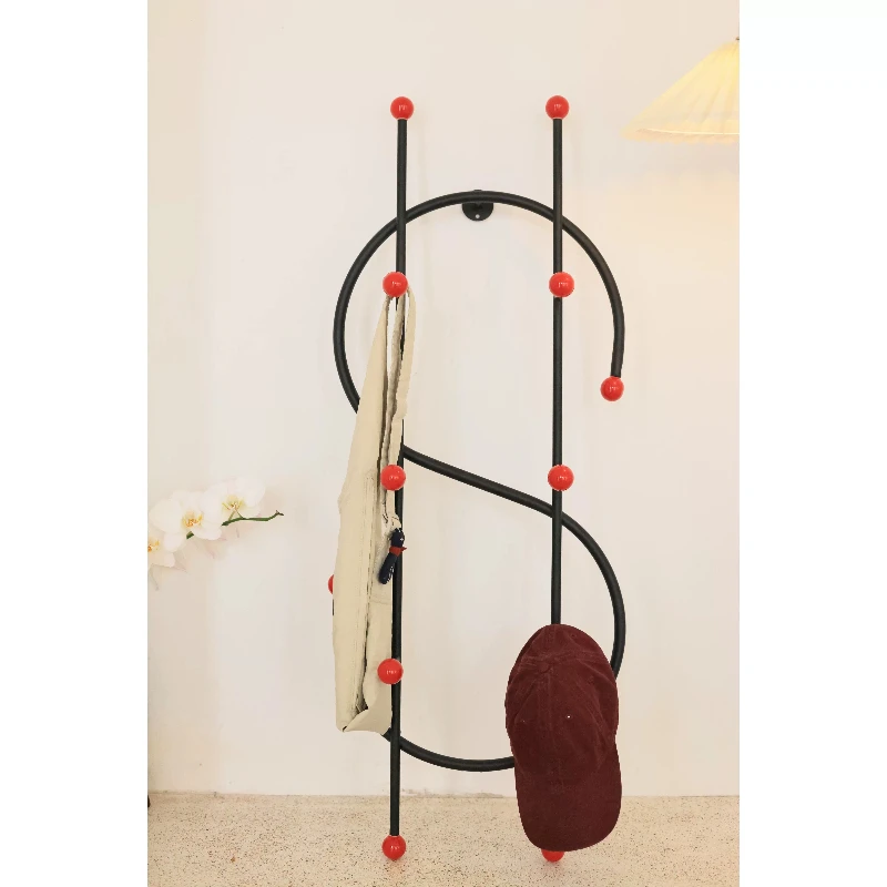 Creative Dollar‑Sign Wall Hook Iron Art Wall Mounted Hanger Decorative Coat Bag Hook for Entryway Home Decor