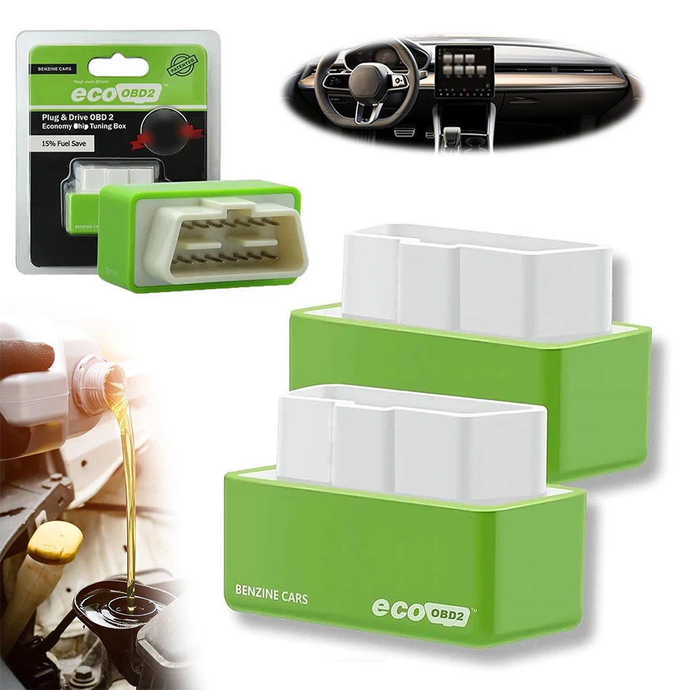 Car Eco Fuel Saver Ecobd2 Automotive Plug Driver Single Plate Automotive Energy Saver Accessories For Petrols Car