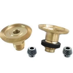 Milling Machine Servo Power Feed Brass CNC Mill Straight Gear for Bridgeport Mill Part Left and Right Rotating Pinions