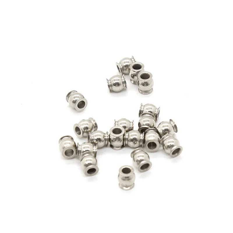 

YSUN-60Pcs 3Mm Rod End Ball Joint For 1/10 Traxxas TRX4 TRX6 E-REVO REVO SUMMIT T-Maxx E-Maxx Revo Rustler Slash RC Car Parts