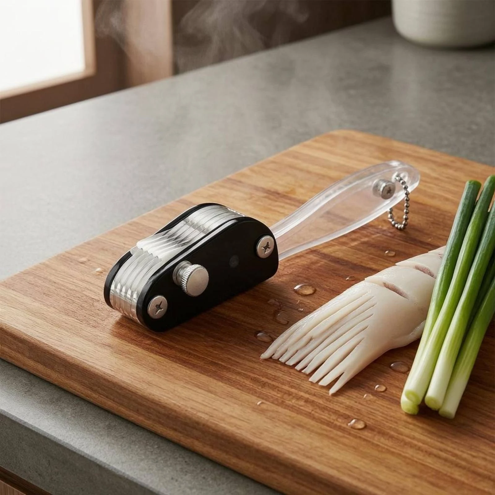 Scoring Cutter Metal Blades Multi-Blade Cutter Manual Food Cutter Compact Block Julienne Shredder Stainless Steel