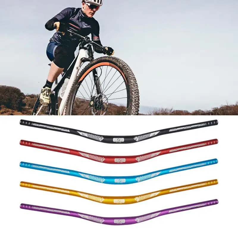 MTB Bike Handlebar Aluminum Alloy 31.8mm Bike Riser Bar 720/780mm Aluminum Alloy Bicycle Handlebar Cycling Handle Bar