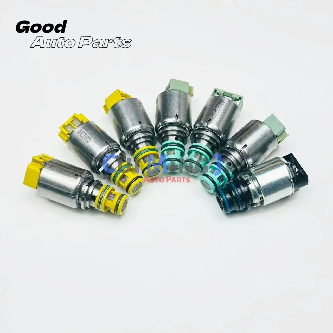 Original Brand New 6T40E 6T40 6T45 6T50 7-Piece Automatic Transmission Solenoid Valve Kit, Suitable for Buick and Chevrolet.