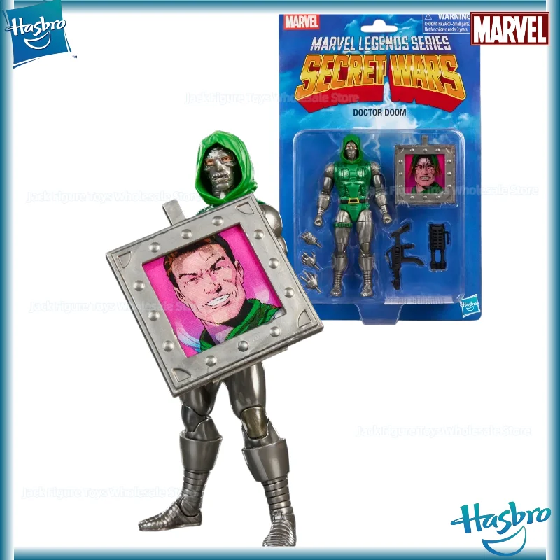 Hasbro Marvel Legends Series Fantastic Four Comics Secret Wars Doctor Doom 15cm Actionfigur Sammlerstück Originalmodell Spielzeug Geschenk