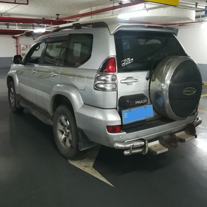 For Toyota Land Cruiser Prado FJ120 4000 2700 Spoiler with Led Light High Quality ABS 2003 2004 2005 2006 2007 2008 2009