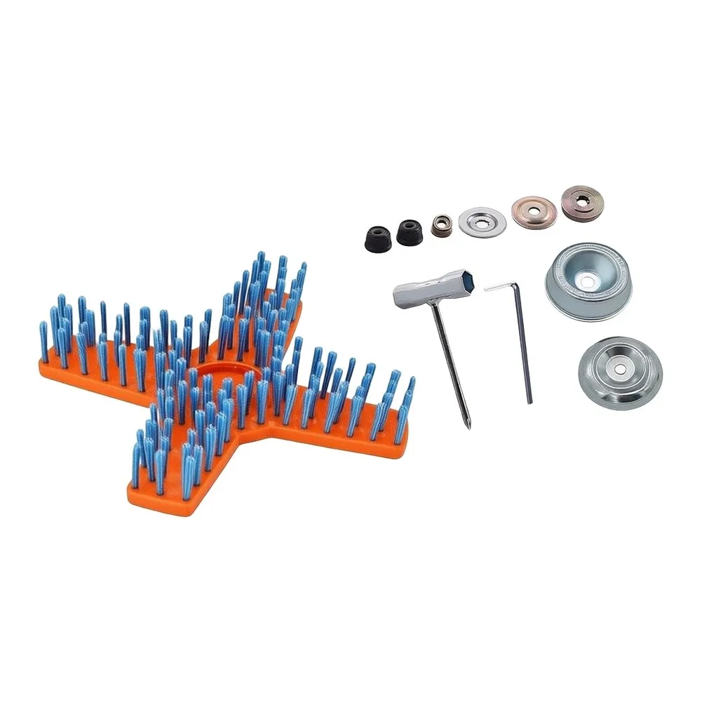 Functional for Lawn Mower for Cleaning Brush Kit Supporting Regular Servicing of Blade Shafts Housing Seals and Air Filters