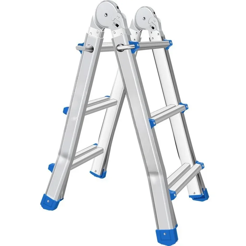 

Aluminum alloy multi-purpose telescopic ladder, dual-purpose ladder