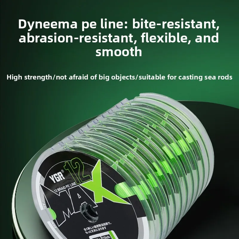 

10 рулонов плетеной рыболовной лески из полиэтилена длиной 100 м, 4/8/9/12 нитей, прочная, износостойкая, гладкая основная леска для рыбалки