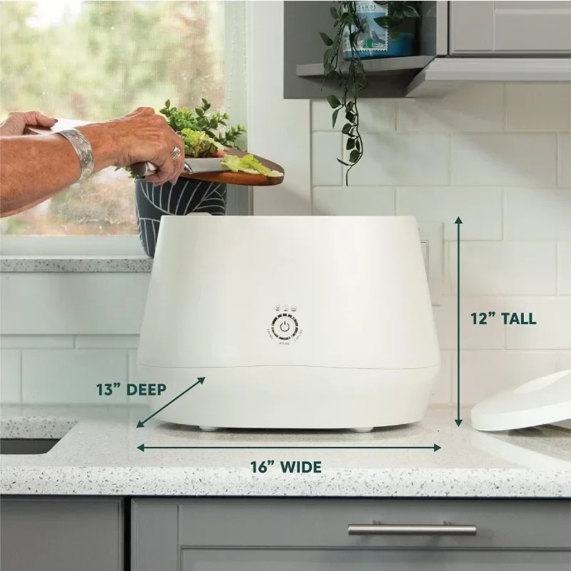 Kitchen Composter,, Smart Waste Home Food Upcycler, Turn Waste into Natural Fertilizer with a Single Button,