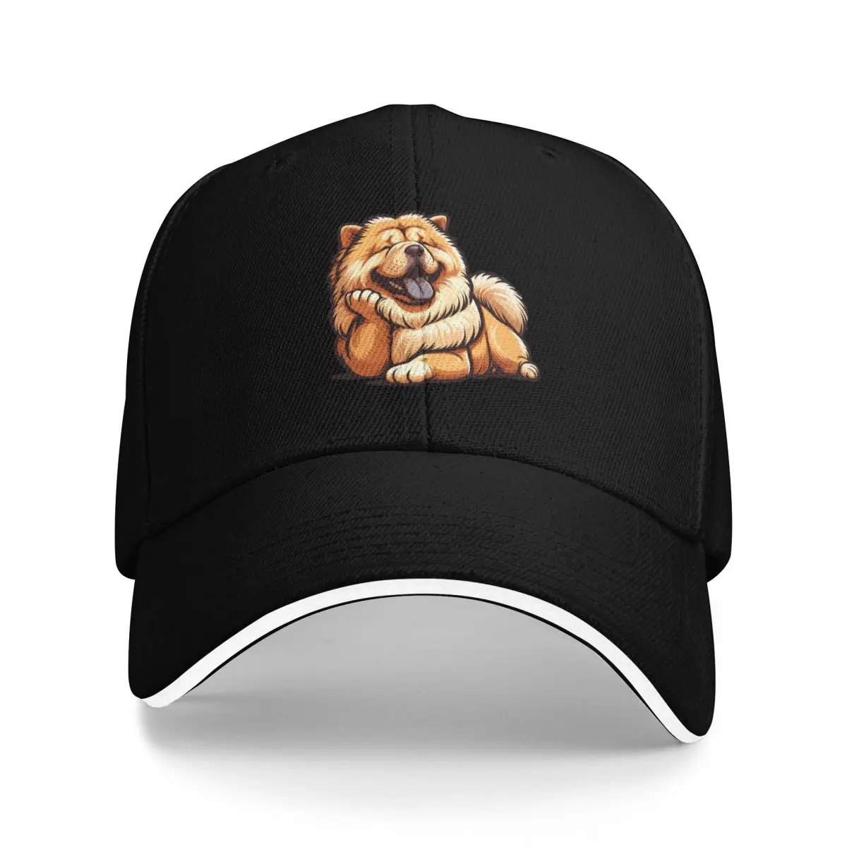 

Chow Chow Cute Dog Funny Chow Art Baseball Cap Wild Ball Hat sailor cap for men Hat Man Luxury Ball Cap Hats Man Women's