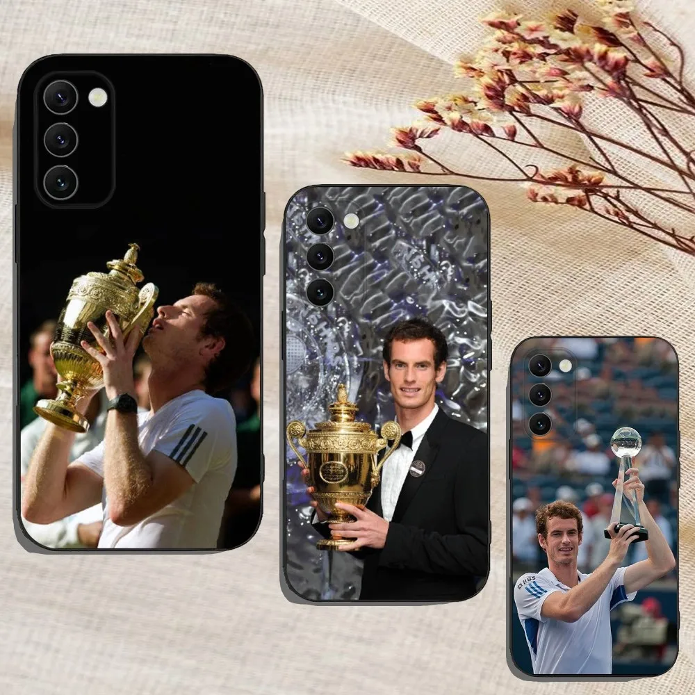 

Tennis A-Andy M-Murray Phone Case For Samsung Galaxy A13,A21s,A22,A31,A32,A52,A53,A71,A80,A91 Soft Black Cover