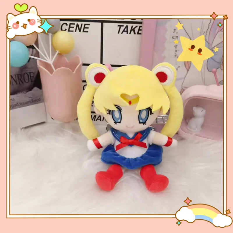 20-40cm Anime Sailor Moon Hatsune Miku Plüschpuppe Mädchenzimmer-Deko Kuschelige Kawaii Geschenke Heim-Schlafzimmer-Dekoration – Detail 13