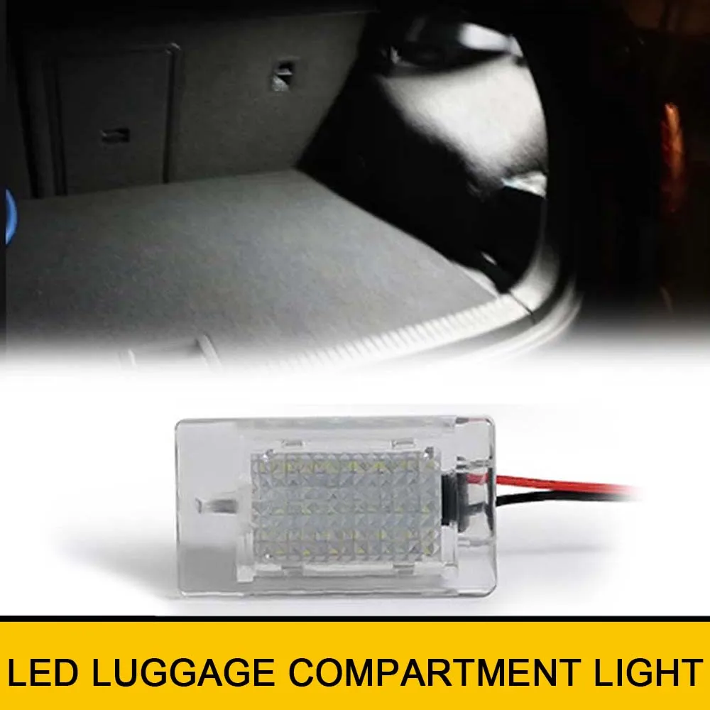 6000k Free Error LED Trunk Lamp For Ford B-Max C-Max S-Max Cougar EcoSport Escort Figo Fiesta Focus Galaxy Fusion Mondeo Sierra