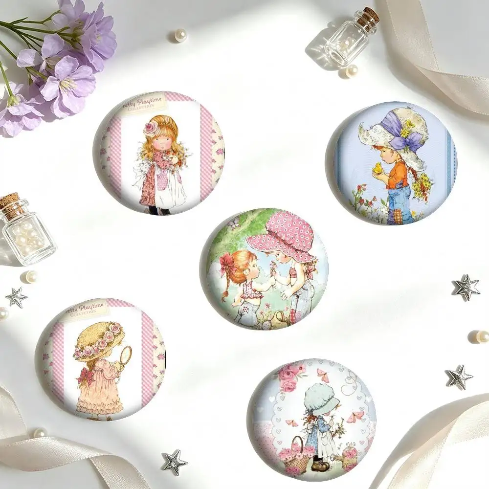 S-Sophia Janowitz Sarah Kay  25mm 32mm 44mm 58mm 75mm Brooches Badges Pins for Accessories Gift