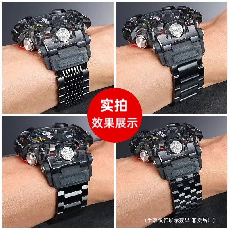 Modified strap For G-SHOCK Casio Second Generation Big Mud King Modified GWG2000 GWG-2000/2040 Men's stainless steel Watchband