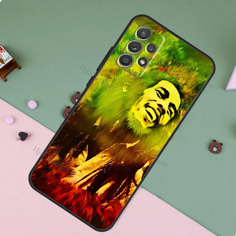 Bob Marley Singer Fundas For Samsung A53 A33 A23 A13 A73 A12 A22 A32 A42 A52 A72 A50 A51 A71 A14 A34 A54 Case