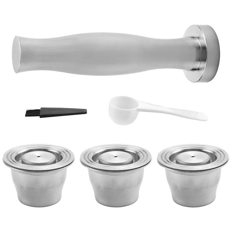 YCOC-Coffee Capsule, Nespresso Refillable Capsules Reusable Nespresso Pod Espresso Coffee Pod Stainless Steel Compatible