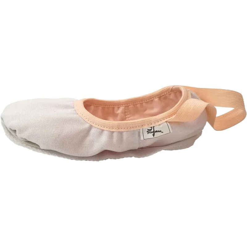 Scarpe da balletto in tela da donna Pantofole da balletto Cinghie elastiche professionali Scarpe da ballo per donne adulte Yoga Palestra Ginnastica Scarpe da ballo