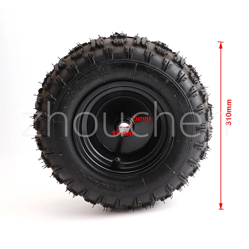 Motorcycle Accessories 13X5.00-6 inch wheel snow plow wheel butterfly flower tires 13 * 5.00-6 inch beach wheel