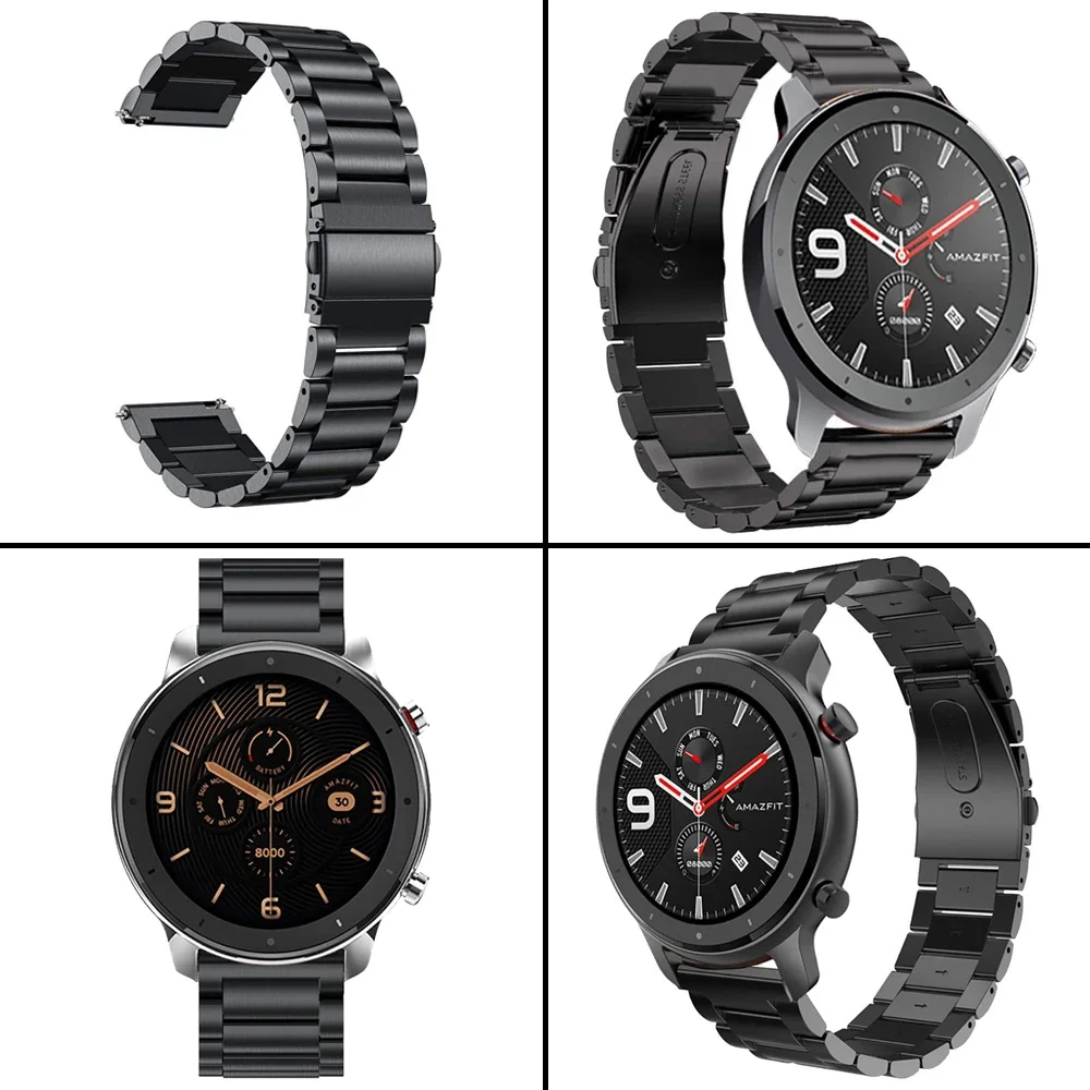 18mm 20mm 22mm Metal Strap For Garmin Venu 3 3S Vivoactive 3 4s Band Venu 2s 3s SQ Forerunner 965 265 265s 645 255 Bracelet band image 2