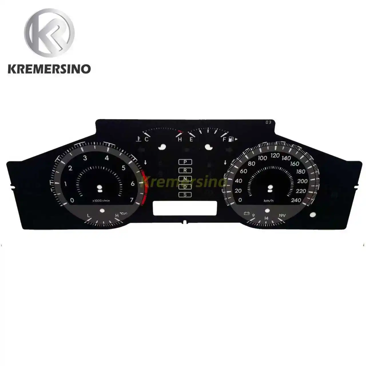 Instrument Panel Trim Cluster Overlay Dashboard Sticker for Toyota Land Cruiser Interior Retrofit Decal