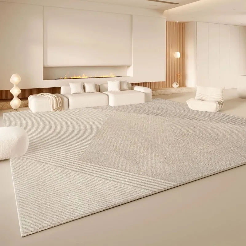 VIKAMA Abstract Botanical Leaf Area Rug Non Slip Washable Color Block Mat Boho Modern Carpet for Living Room Home Decor