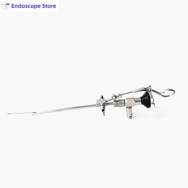 Sztywny endoskop medyczny chirurgiczny weterynarz Φ2,7 mm x 175 mm 0 °   30 °   Z kleszczami płaszczowymi Endoskopia szpitala dla zwierząt domowych
