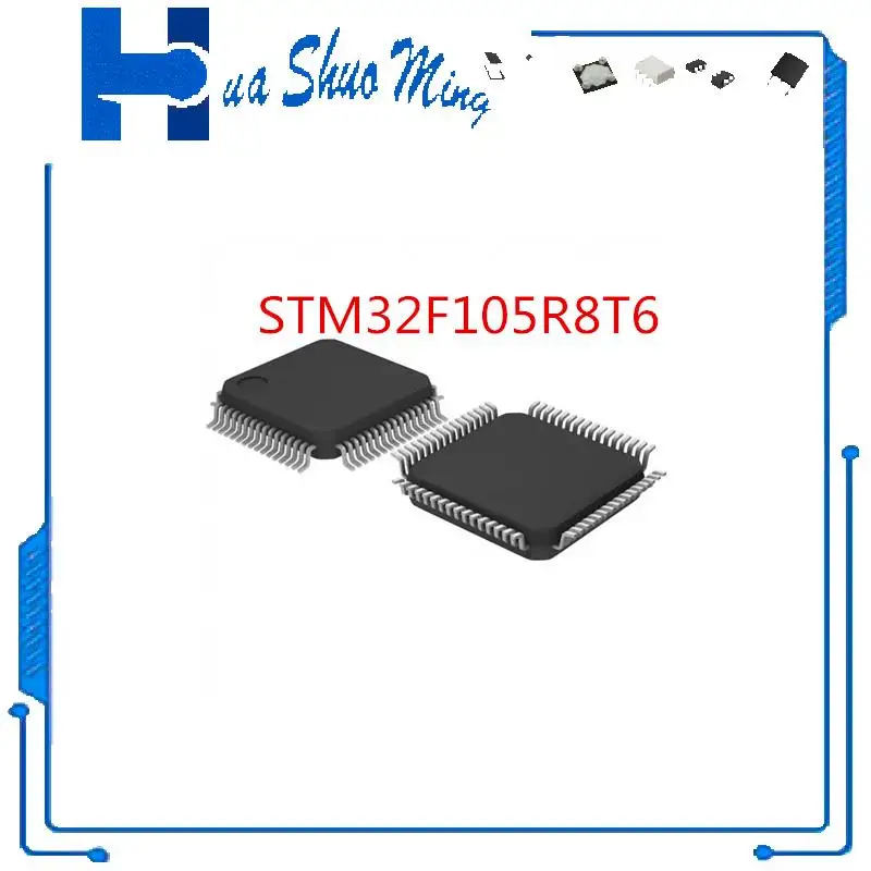 

1 шт./лот STM32F105R8T6 LQFP64