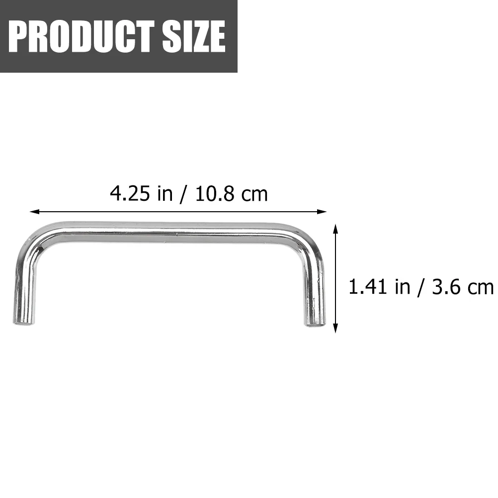

3Pcs U-Shaped Metal Sliding Door Handle Kit for Drawer Gate Cabinet Doors Sturdy Practical Pull Handle Home Improvement