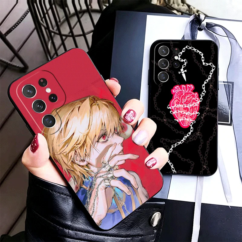 Hunter X-Hunters Kurapika Soft Phone Case for Samsung Galaxy S26 S25 Edge S24 Ultra S23 Plus S22 S21 FE S20 Black Cover Back She - view 3