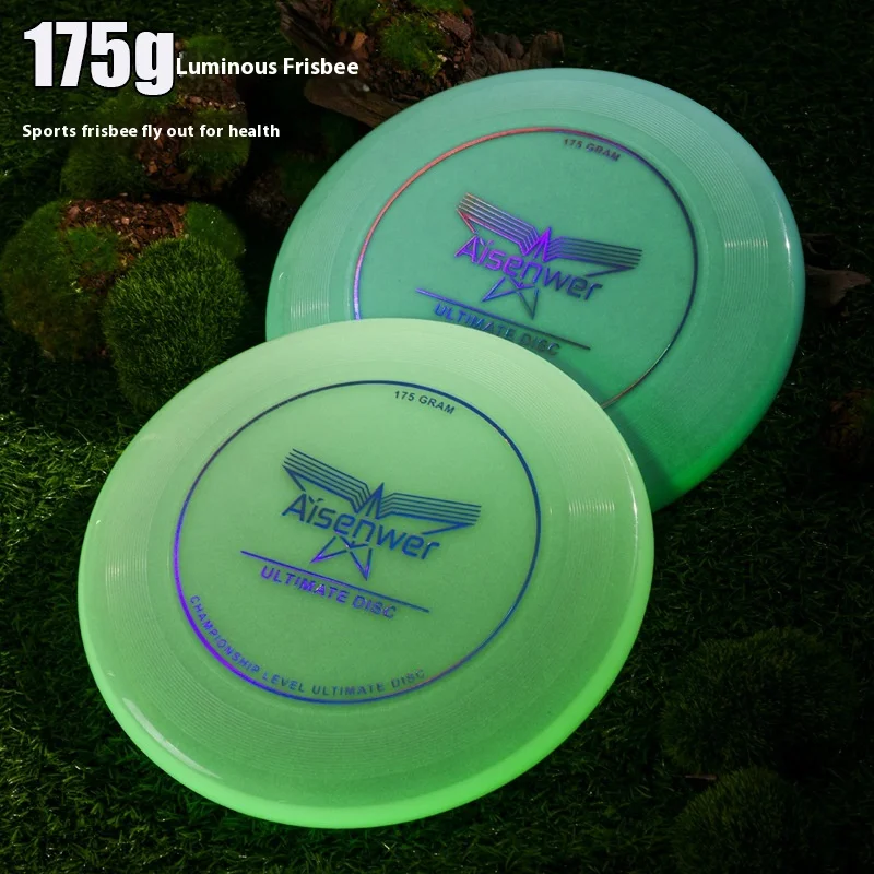 

Professional 175g Ultimate Nightlight PE Material Outdoor Rotating Disc for Team Interaction
