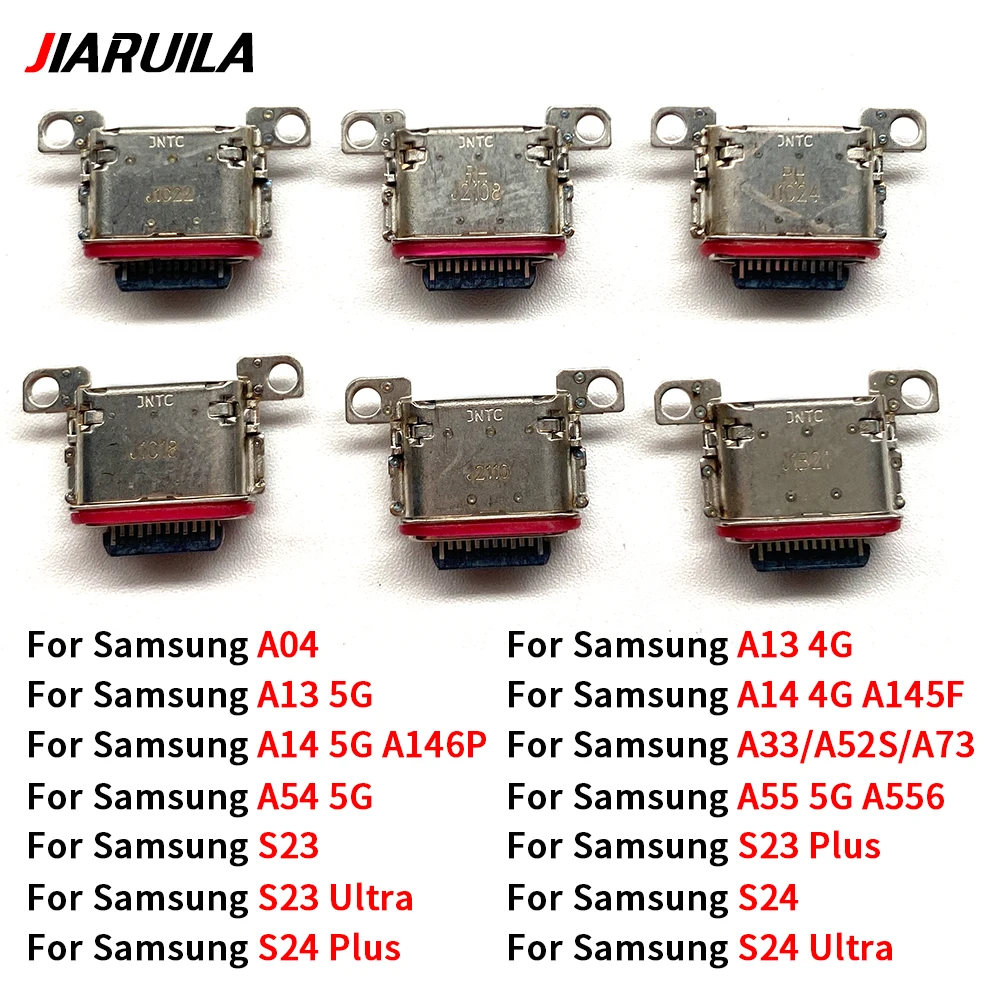 

20 шт. новое зарядное устройство Micro USB, док-станция для Samsung S24 S23 Ultra Plus A55 A54 A33 A52S A73 A14 A13 4G 5G A04