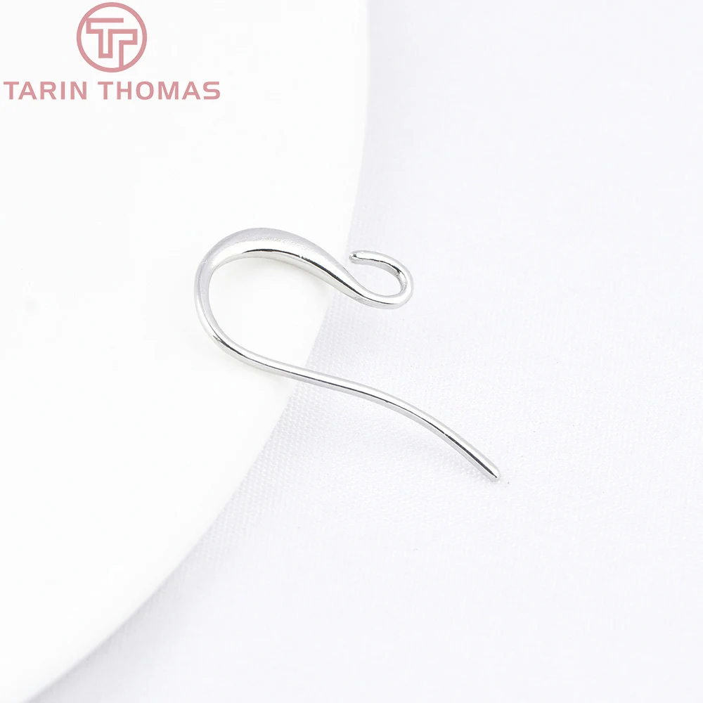 (2114)12PCS 12MM 24K Gold Color Brass Earrings Hook High Quality DIY Jewelry Making Findings Accessories Wholesales
