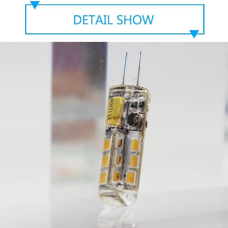 6 قطعة مصباح LED صغير G4 4 واط LED لمبة التيار المتناوب تيار مستمر 12 فولت أضواء الشموع استبدال 30 واط 40 واط مصلحة الارصاد الجوية ضوء سيليكون مصباح 360 درجة زاوية LED الإضاءة #4