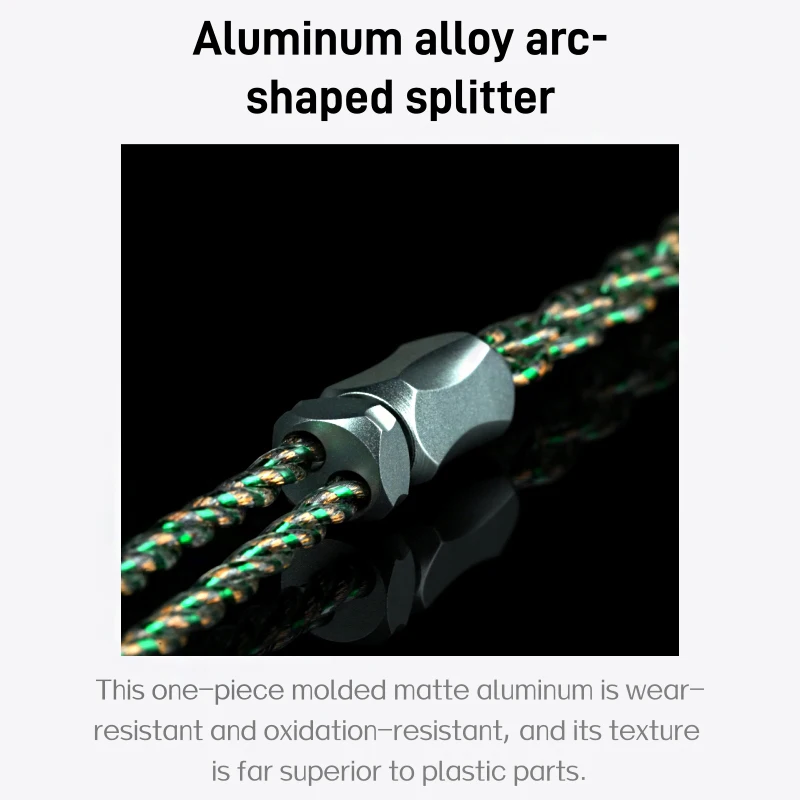 Hedacabl K01 Smaragvor 7N Hochreines Kopfhörerkabel Vergoldet OCC Öl-Immersiertes Graphen 4,4mm 2-Pin 0,78mm/MMCX HiFi IEM-Kabel – Detail 10