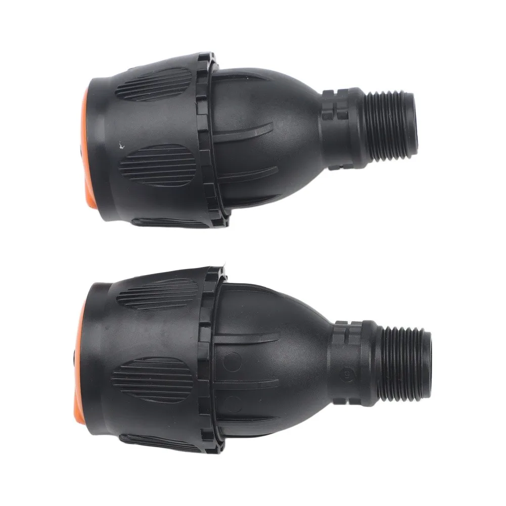 2 Piece Garden Sprinkler Set with Continuous 360 Degree Rotation 550L/H Flow Rate and 1/2 Male Thread for Hose Attachment