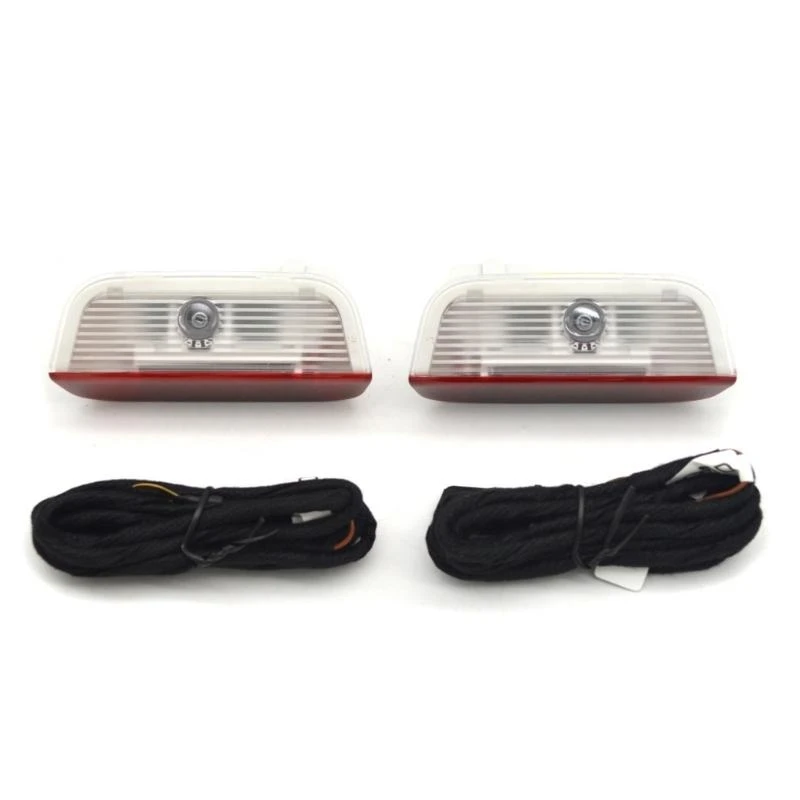 37JE Intelligent Auto On Off Vehicle Door Projection Lamp Decorative LED Welcome Lamp