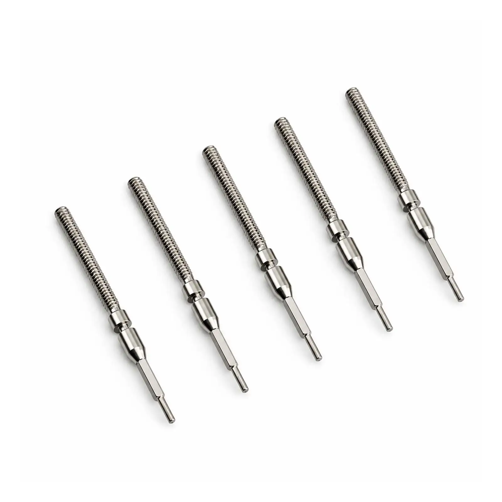 5Pcs Steel Watch Replacement Stem Crown Kit For MIYOTA 8200/8205/8215/821A Movement P780 Accessories Spare Parts