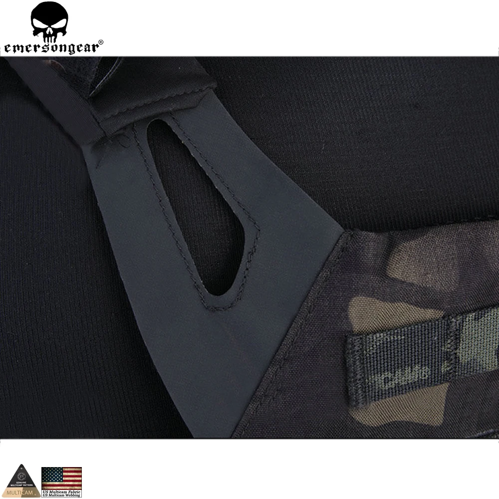 Imagem -05 - Emersongear-jpc Colete Multi-camo Portador de Placa Especial Fácil para Paintball Airsoft 500d