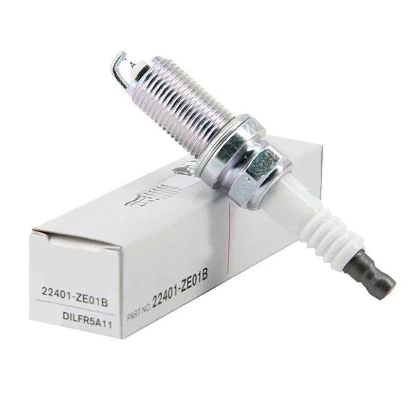 

4PCS Dual Iridium Spark Plug 22401-ZE01B DILFR5A11 for Nissan NV2500 NV3500 Maxima Frontier Pathfinder Xterra Titan Infiniti