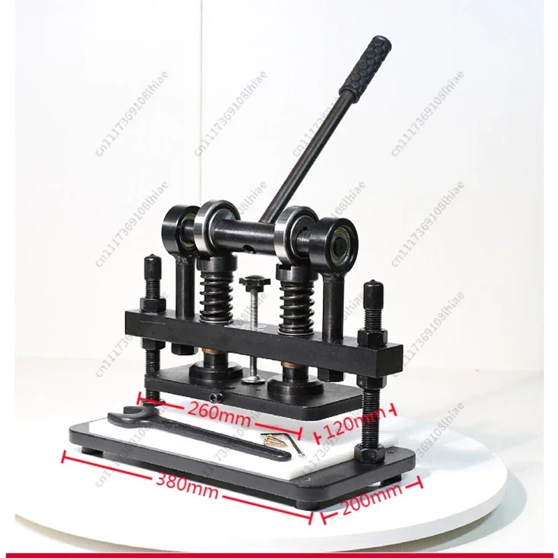 Leather Craft Cutting Small Manual Die-Cutting Press Fabric Leather Cutting Machine Hand Operated Die Cutter Press for Cloth PU